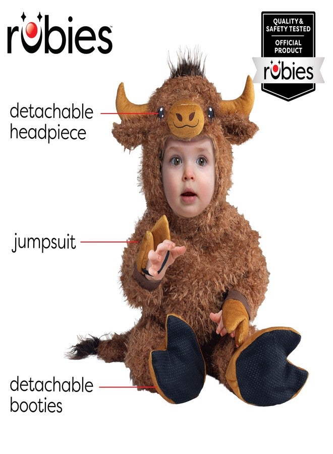 Rubies Highland Cow Costume for Toddlers, Unisex 2T - Image 2